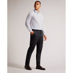 Ted Baker London Burstal Shirt White Black Mens Size 4 Large